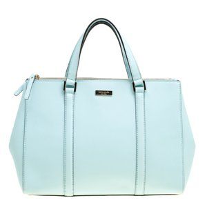 Kate Spade Mint Green Leather Newberry Lane Loden Top Handle Bag purse